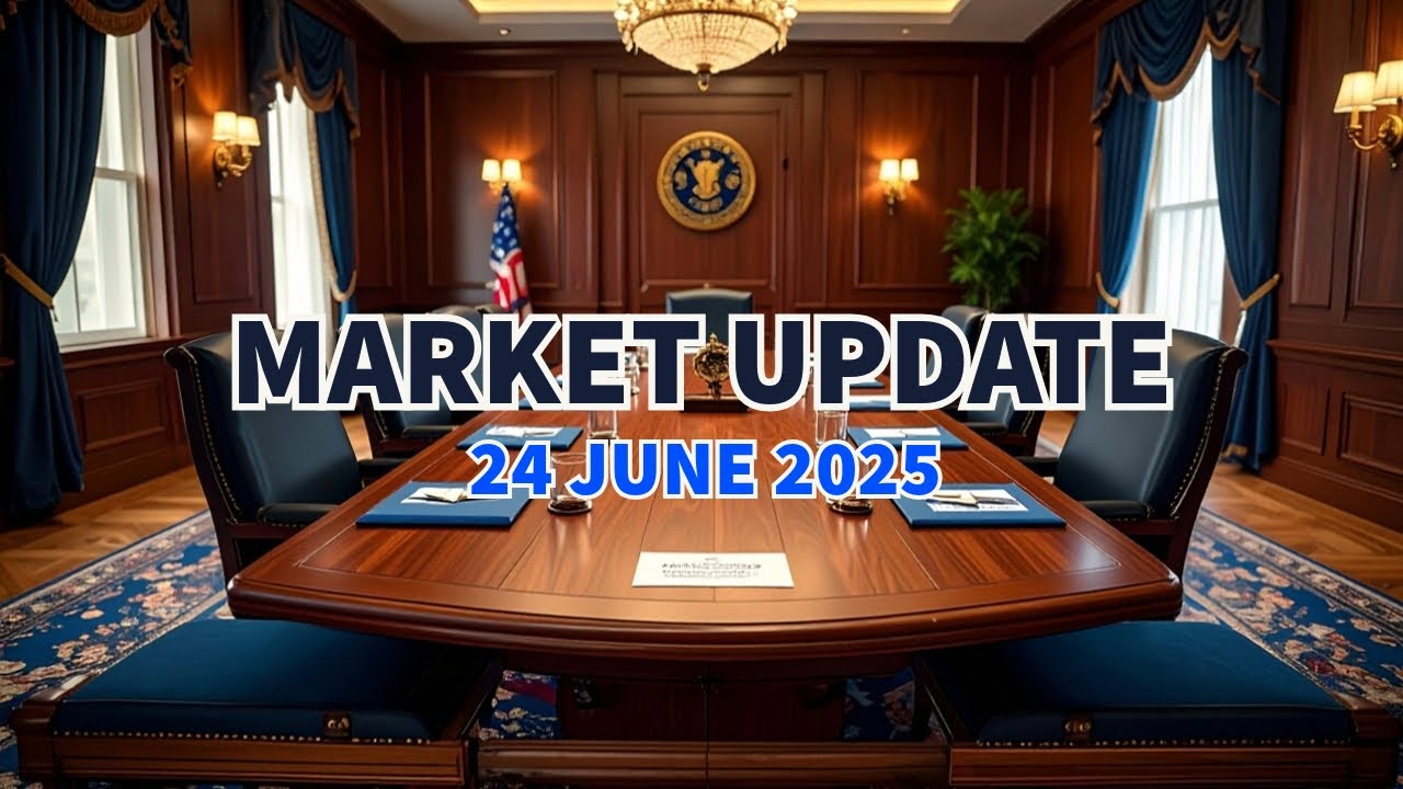Markets rejoice at prospect of a ceasefire | Market Update - 24th June 2025