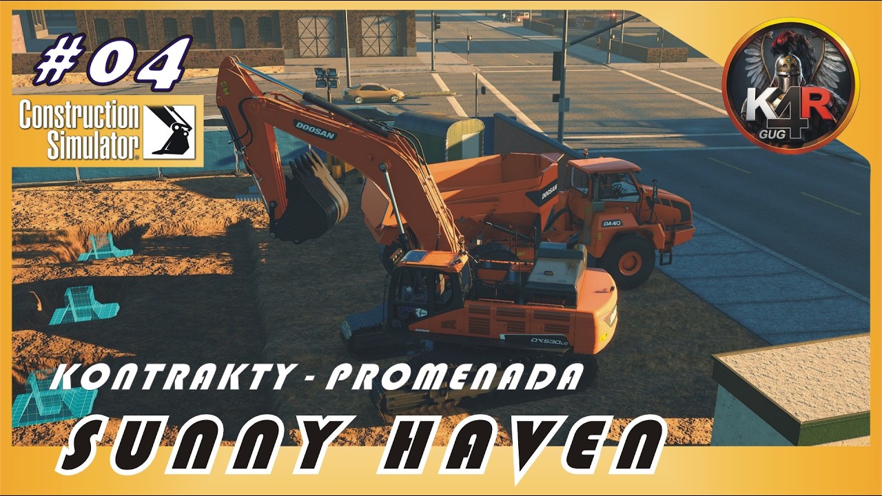 Construction Simulator ⚒️ #04 PROMENADA - SUNNY HAVEN / gameplay PL