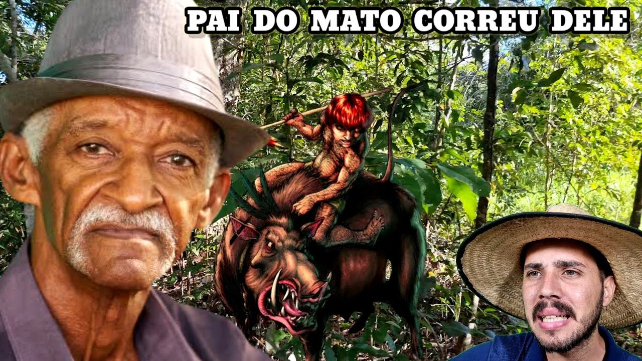 Seu Firmino o único homem que Castigou o PAI do Mato ( Caipora ).. Causos Caipiras