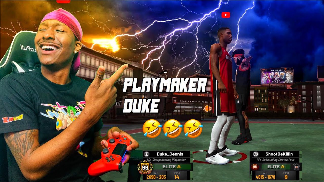 First time using my REBIRTH BUILD on NBA 2K19! Point guard Duke Dennis in the Building! Best Build!