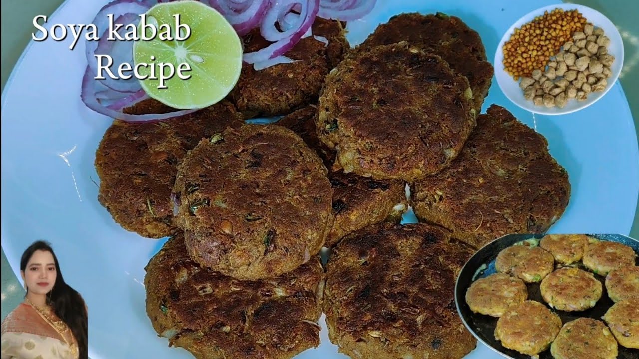 सोयाबीन टिक्का कैसे बनाए | | Soya Kabab recipe | 