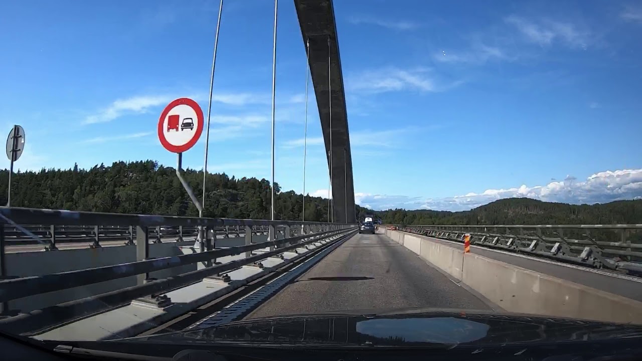 E6 Stromstad, Sweden to Norway, Crossing the border