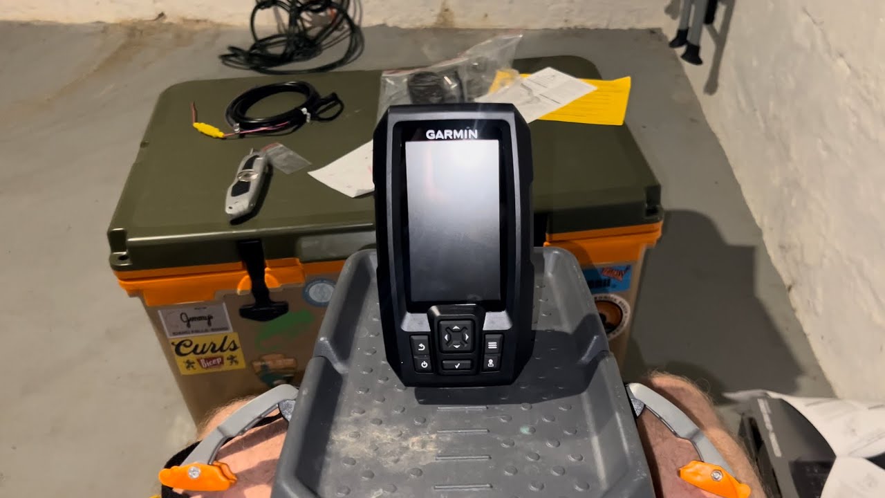 Наконец-то установил новый эхолот на каяк | GARMIN STRIKER VIVID 4CV