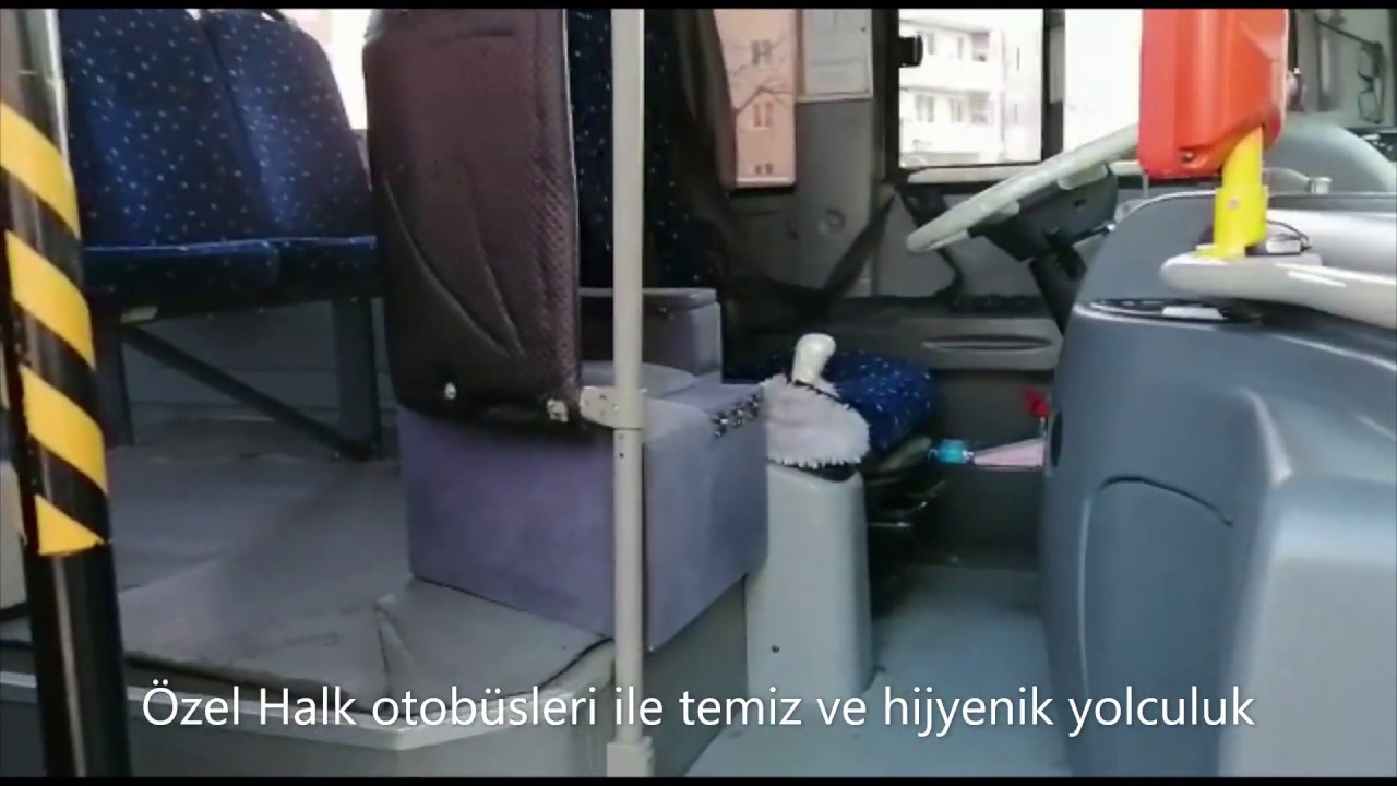 Özel Halk otobüsleri ile temiz ve hijyenik yolculuk