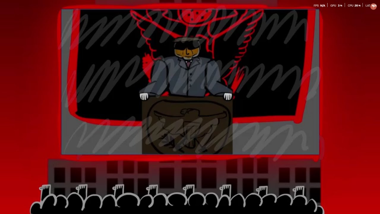 Dark MAGA Trump American Reunification Superevent (animation)
