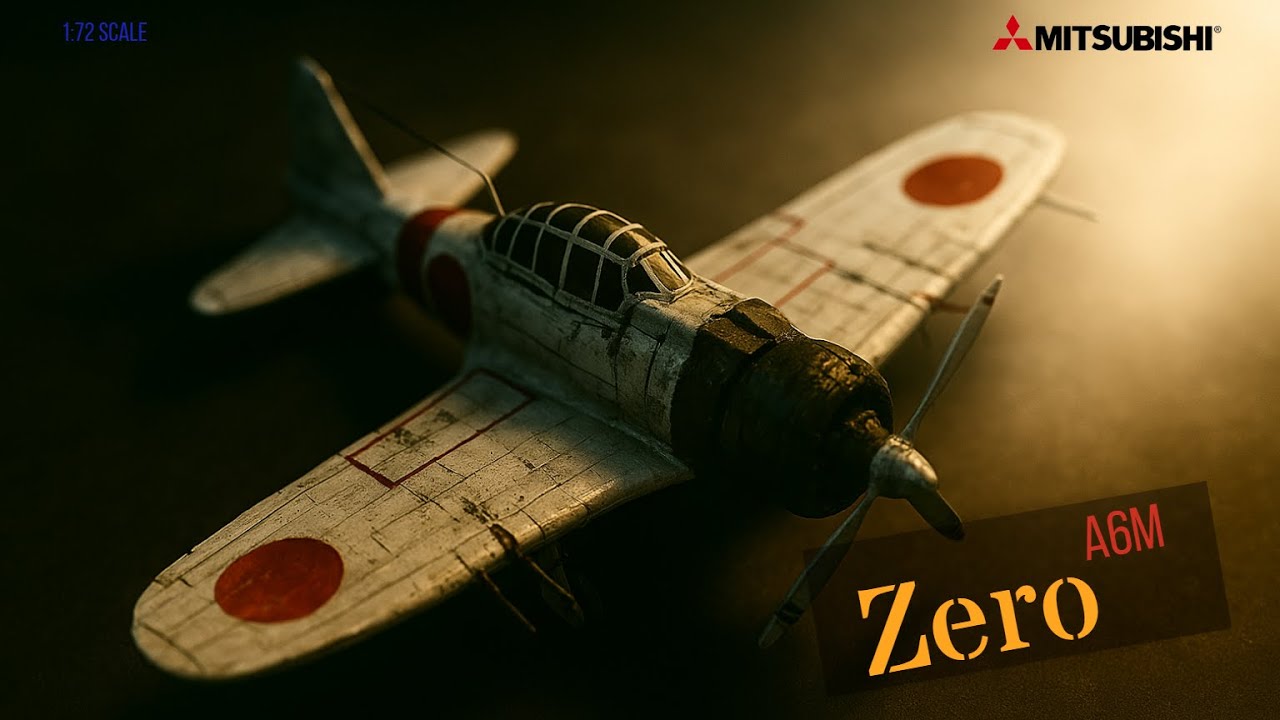 The A6M Zero in 1:72 Scale | A pure Paper WWII Legendary Build! (Viewer Request#1)