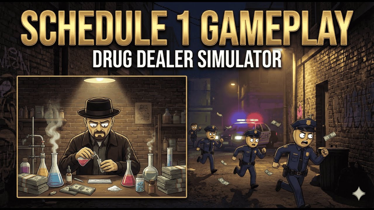 POLICE IS NOT LETTING ME SELL DRUGS! - Schedule 1(Part 5) | @SoDaBoS | #schedule1 #schedule1game