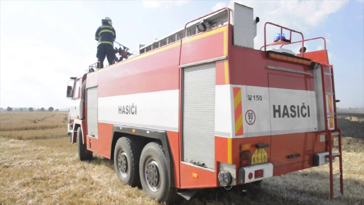 Rozsáhlý požár pole - Hrdibořice - Prostějovsko - 20-7-2014