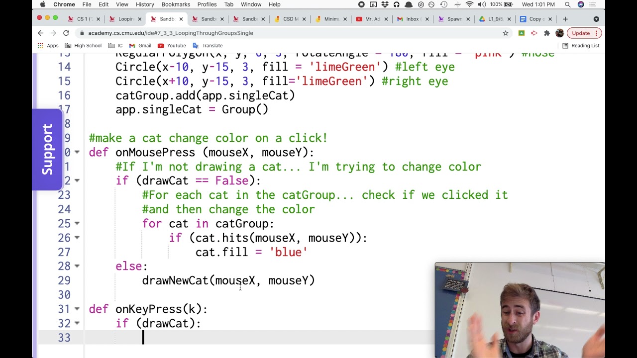 For Looping Through Groopings 3 (another other example) - CMU CS Academy 7.3.3