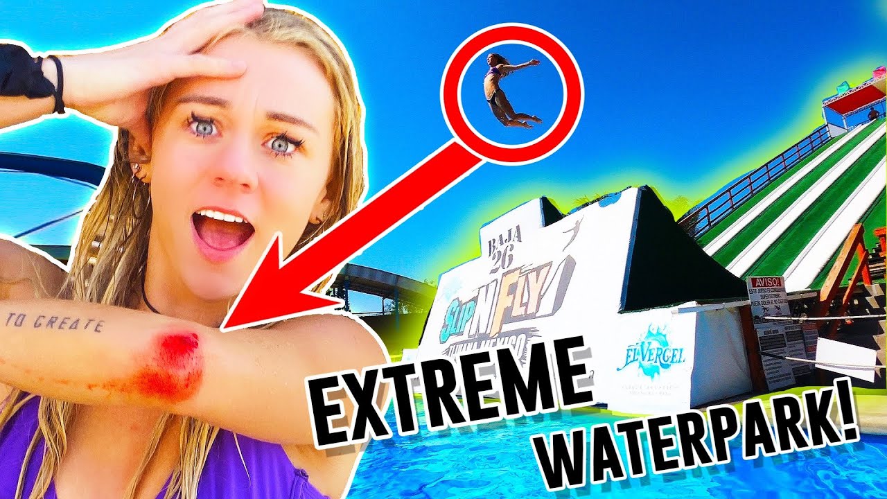 WORLD'S MOST EXTREME WATERPARK!! *EL VERGEL / SLIP N FLY*