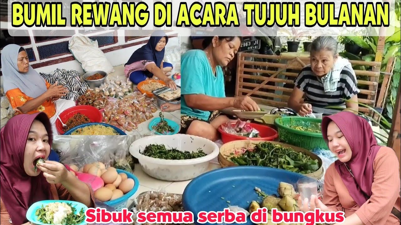 BUMIL REWANG DI ACARA 7 BULANAN.