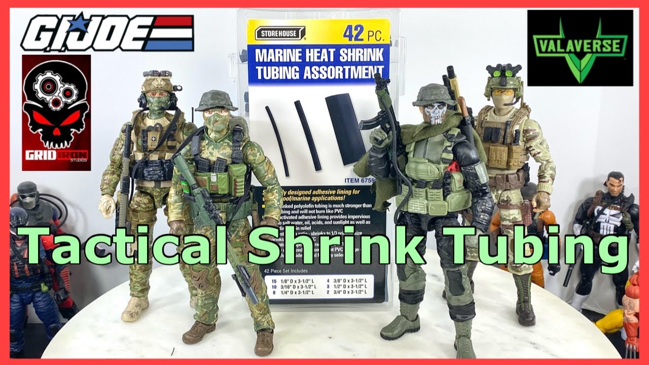Heat Shrink Tubing for Kitbashing GI-Joe & Valaverse Figures