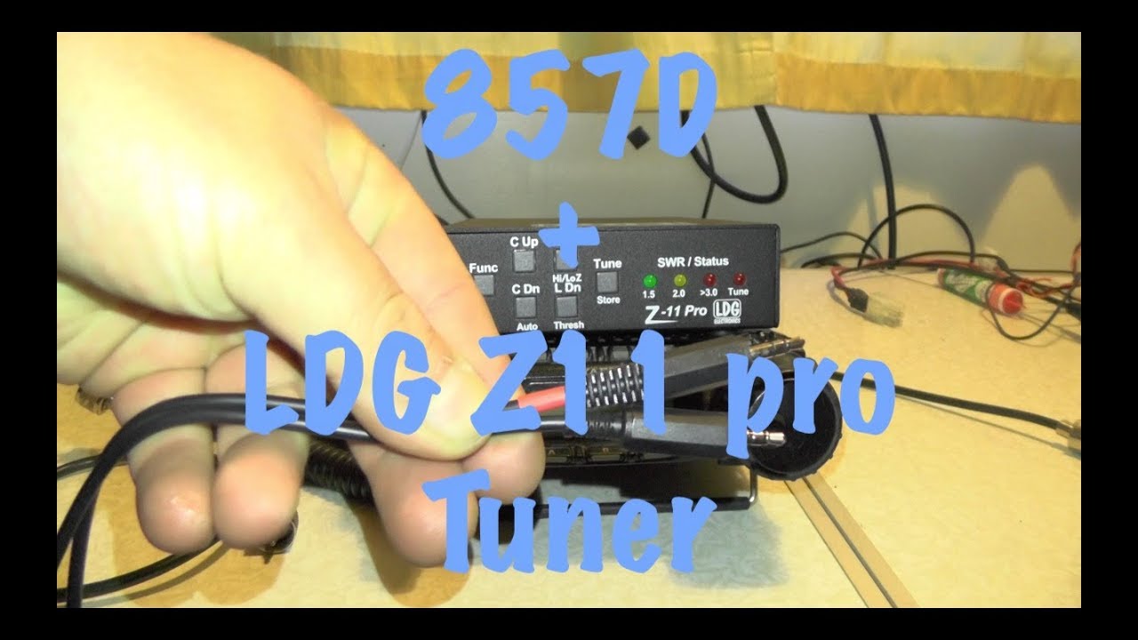 Yaesu 857D Z11pro tuner setup