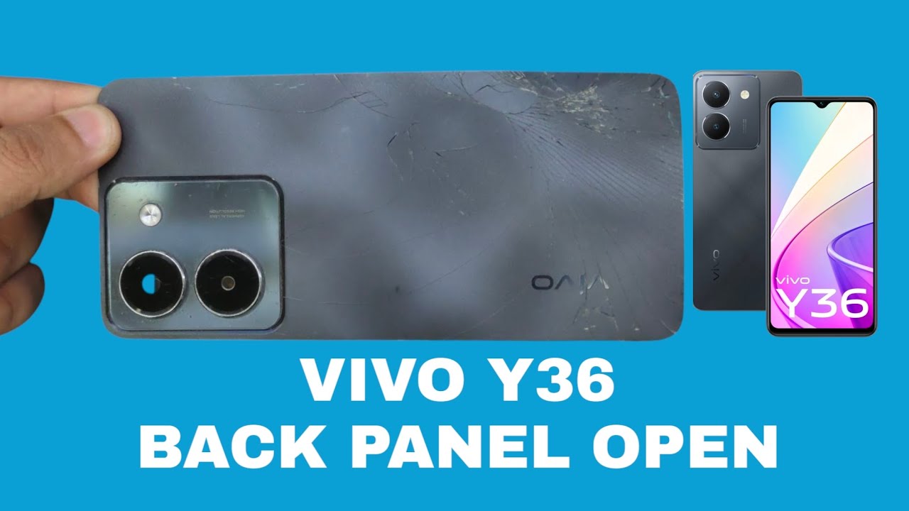 Открыта задняя панель Vivo Y36 | как заменить заднюю панель Vivo Y36 #vivo #ремонт #как