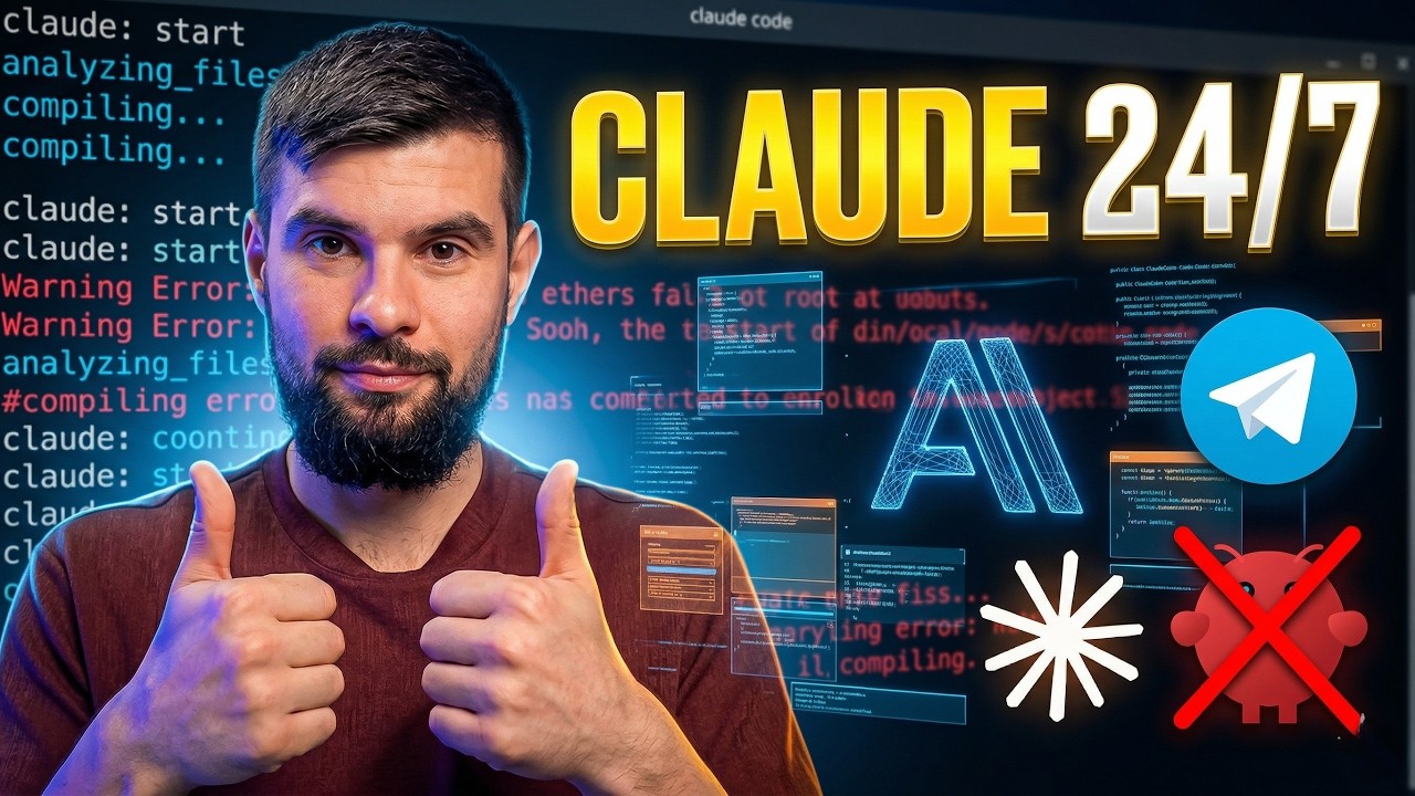 AI assistant 24/7: Claude Code + VPS + Telegram