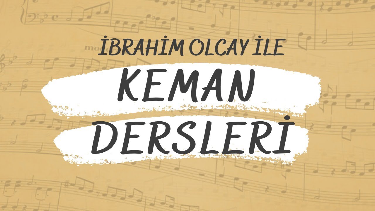 İbrahim Olcay'la Keman Dersleri 40 | Ömer Can Keman Eğitimi - 1 Kitabı (158 - 160 Etüt)