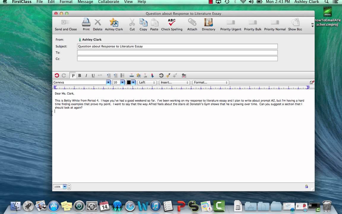 How to Email a Teacher
