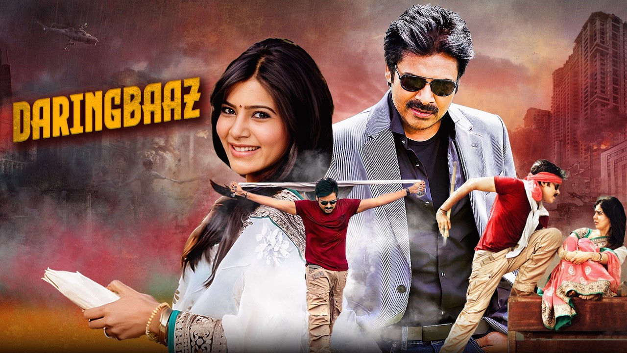 DARINGBAAZ - South Dubbed Blockbuster Action Hit Movie | Pawan Kalyan, Samantha | Full Movie 4K
