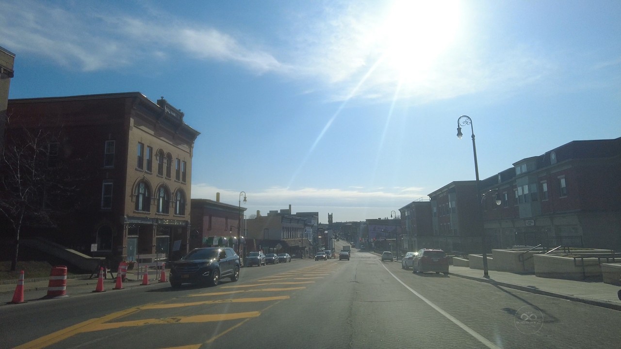 Malone, New York - [4K] Downtown Tour