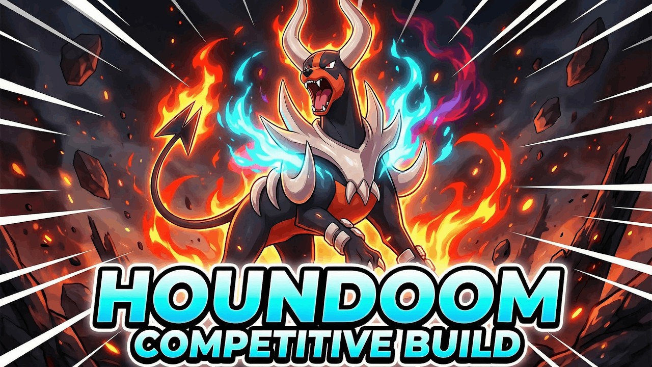 Mega Houndoom Build For Competitive In Pokemon Legends Z-A