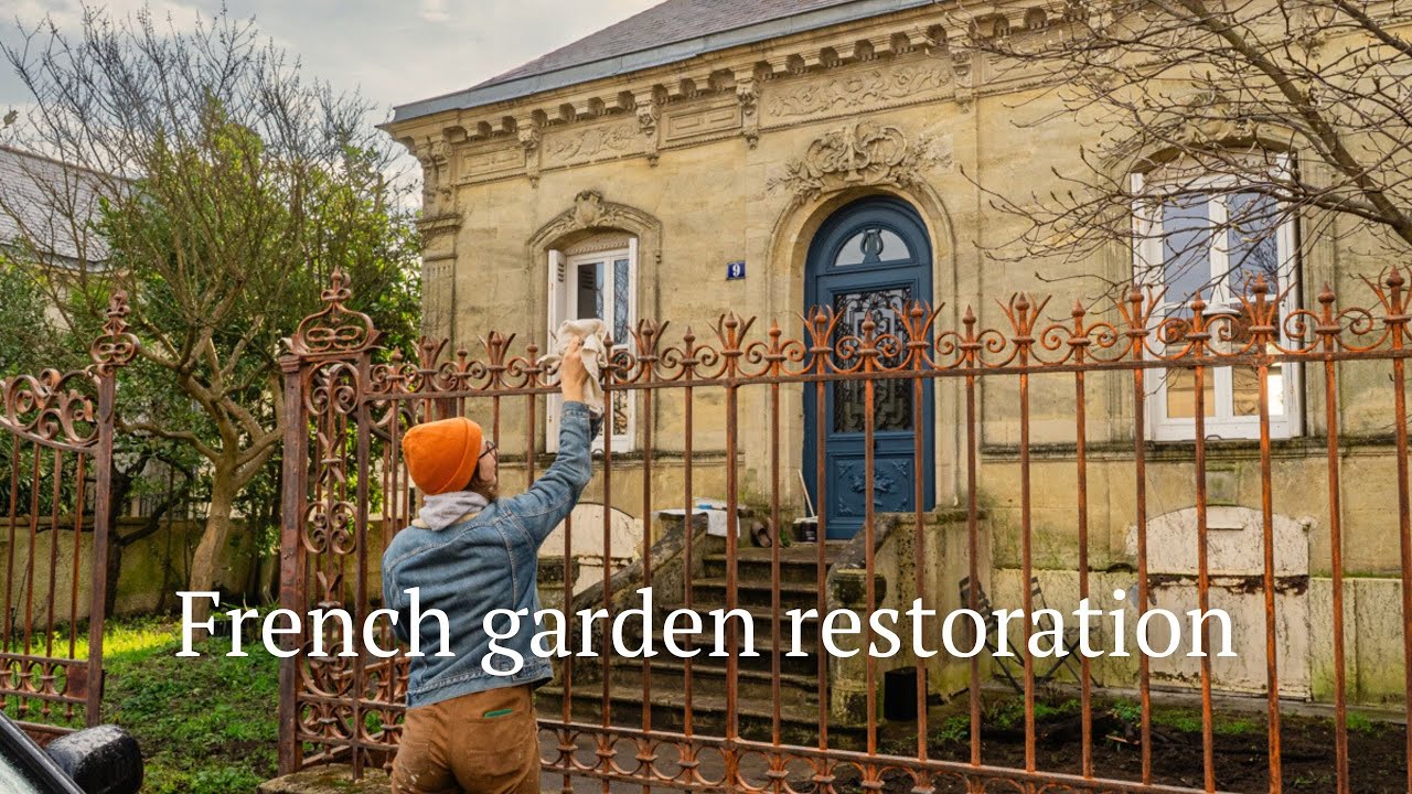French Garden Tour & Antique Gate Restoration | Renovating in France #6