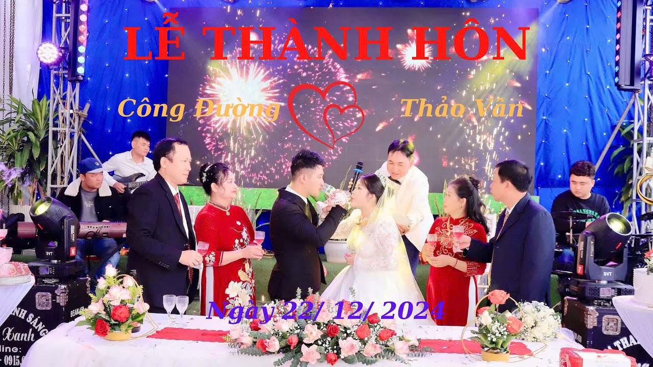 LỄ TH&Agrave;NH H&Ocirc;N C&Ocirc;NG ĐƯỜNG & THẢO V&Acirc;N #giaoxutrunglinhgpbuichu #wedding #lethanhhon
