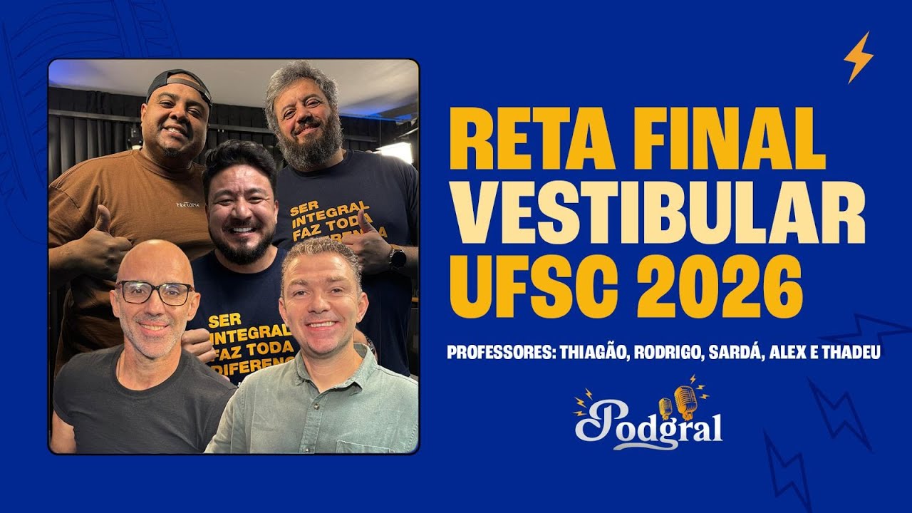 RETA FINAL VESTIBULAR UFSC 2026 - EP. 16