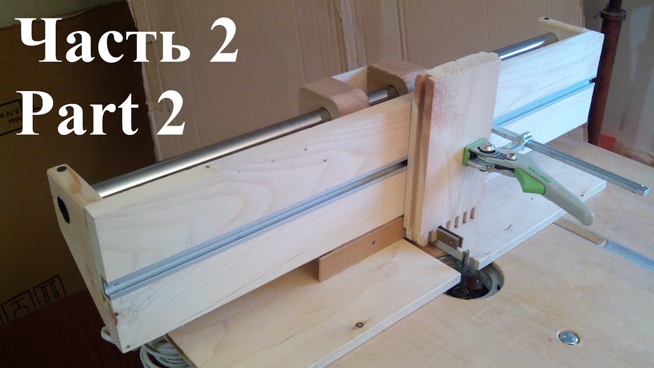 Box joint jig (detailed review) - Шипорезка (подробный обзор)