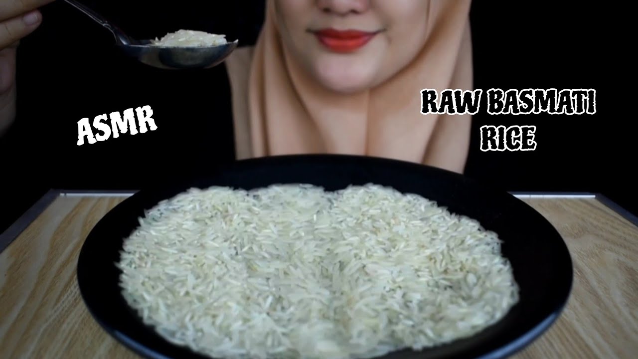 ASMR RAW RICE EATING|| MIX RAW BASMATI RICE, DOONMALAI,DAWAAT PULAV,BRIYANI