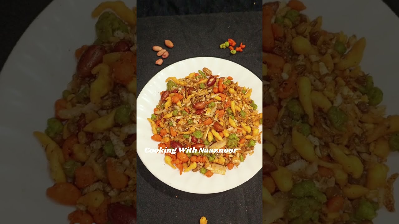Mix नमकीन जैसी आप क़ो पसंद हो वैसी घर में बनाये | mix namkeen | cooking with naaznoor 