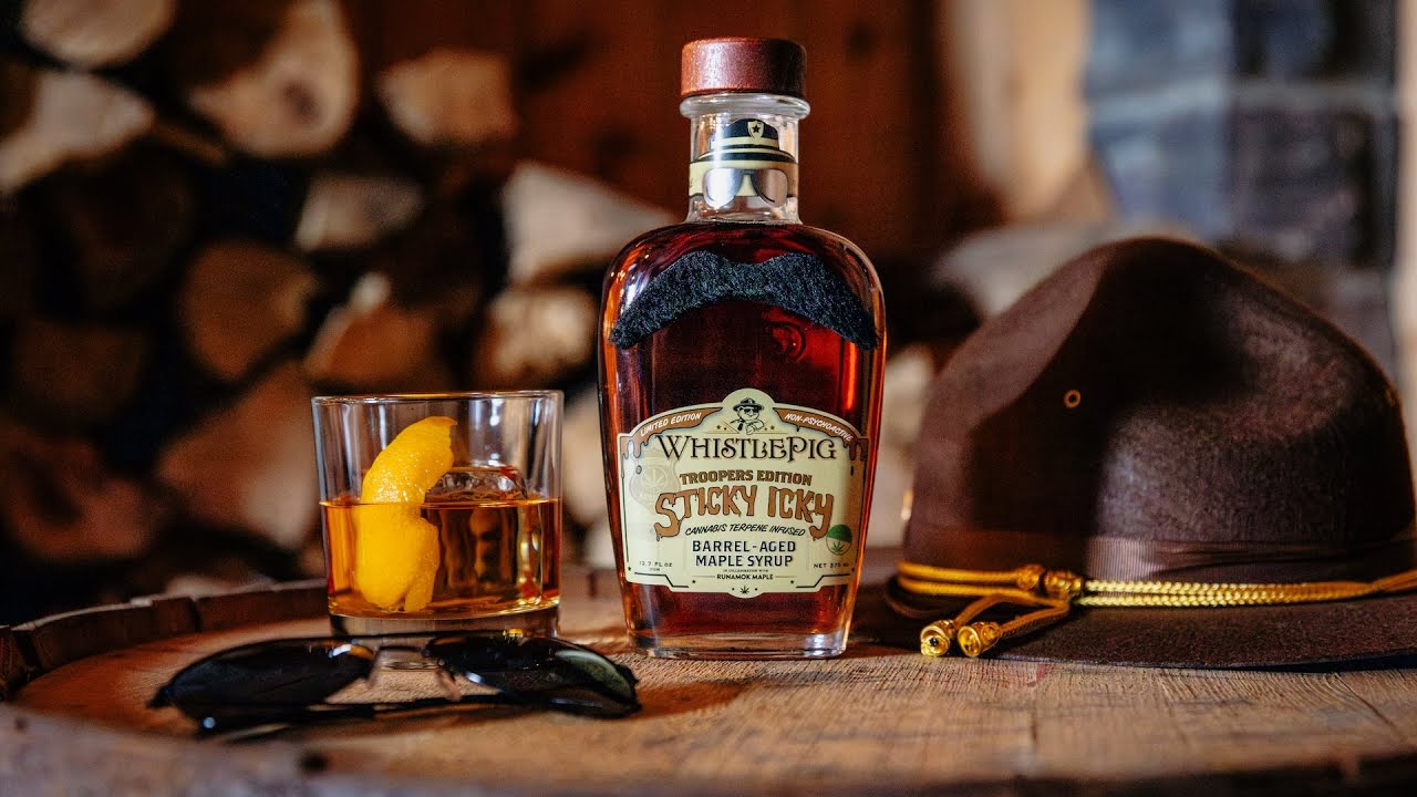 WhistlePig Whiskey | Barrel-Aged Maple Syrup: Troopers Edition Sticky Icky | Vermont's Finest