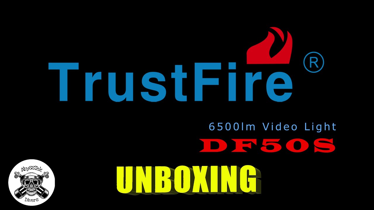 TRUSTFIRE DF50S 6500 LUMENS UNBOXING