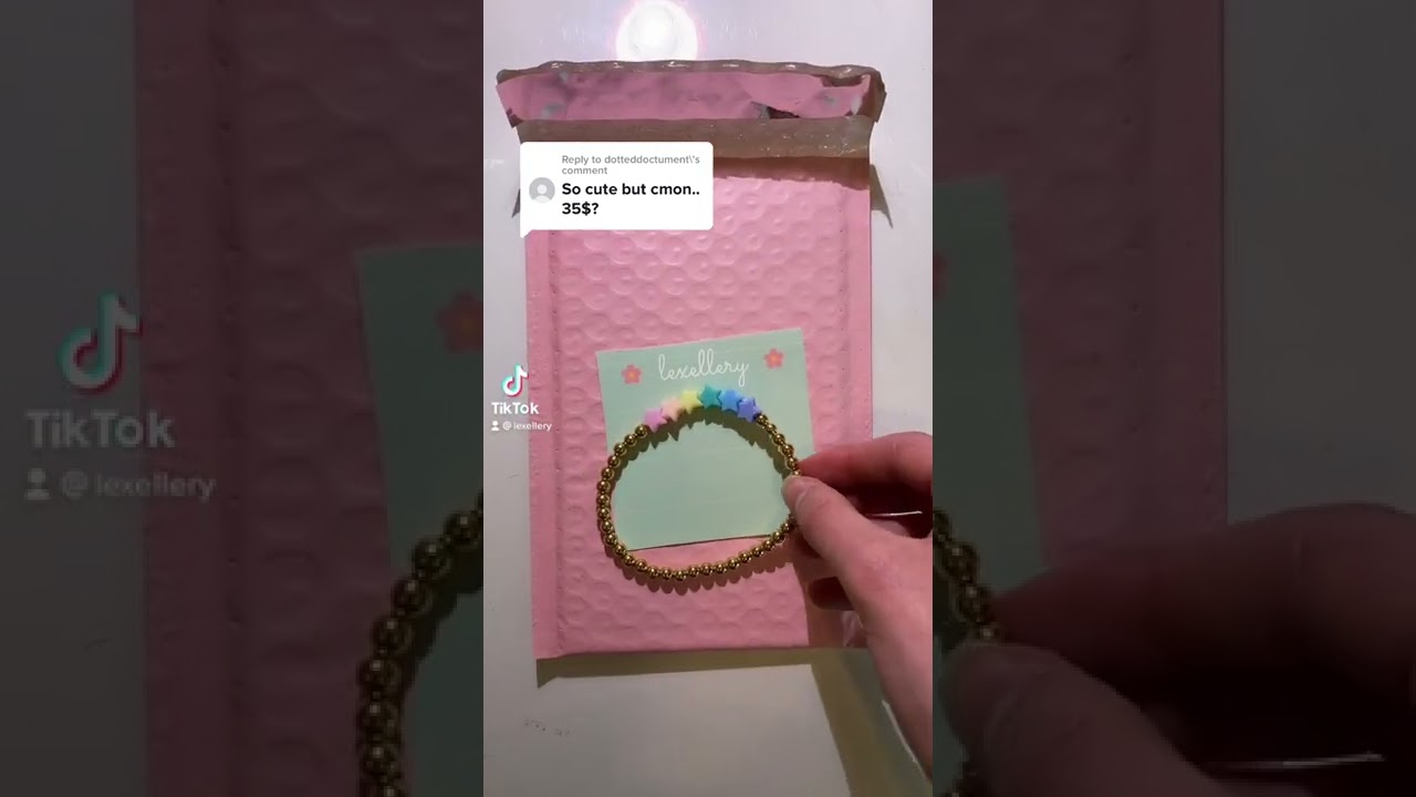 $35 OVERPRICED BRACELET 😳😳 Jewelry Small Business Tiktok - Lexellery