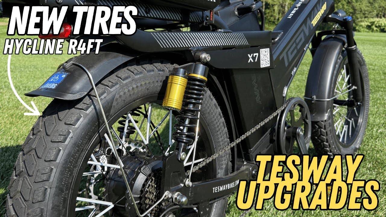 ⚡Tesway X7⚡ Upgrades featuring HYCLINE R4FT 20x4 Fat Tires