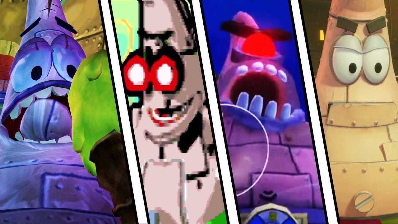 Evolution of Robo Patrick Boss Battles in SpongeBob Games (2003 - 2020)