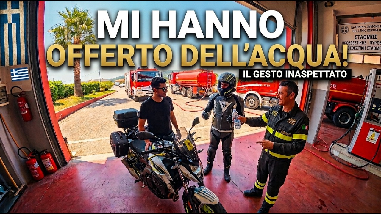 EP.8 Motoviaggio in grecia -  FORTEZZE PONTI E UN incontro INCREDIBILE CON I VIGILI DEL FUOCO