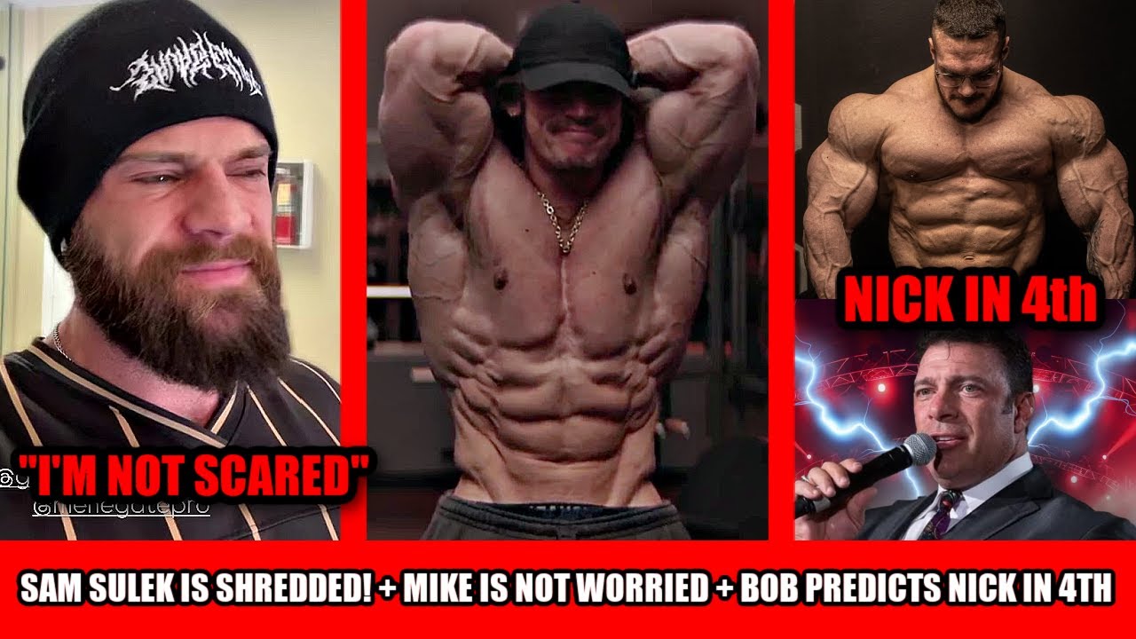 Sam Sulek is Absolutely SHREDDED + Mike Sommerfeld Isn't Worried + Bob has Nick in 4th at the Arnold