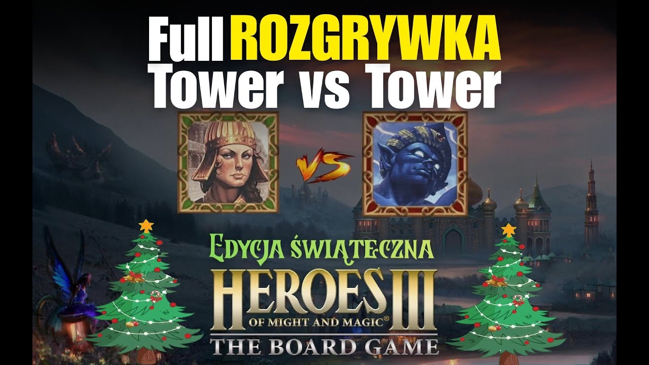 Heroes III Boardgame– Pełna Rozgrywka | Solmyr vs Josephine