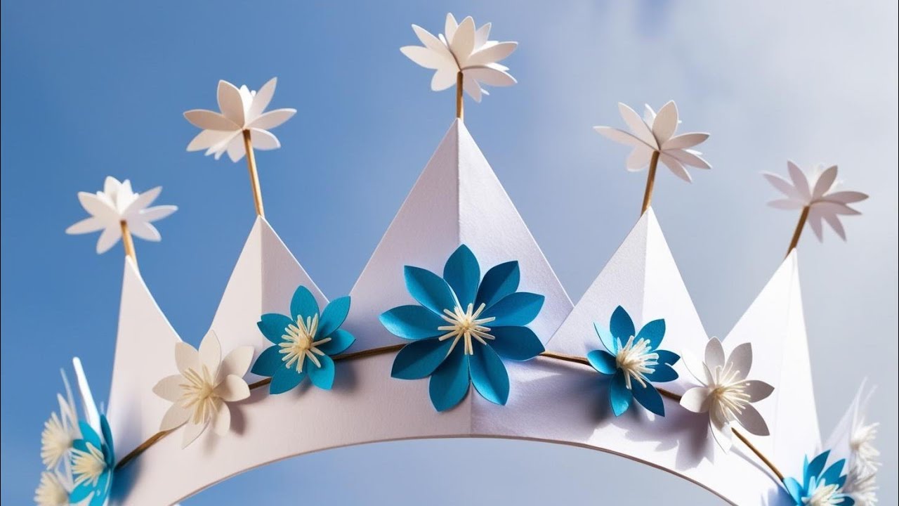 DIY Paper Crown | How to Make a Stunning Paper Crown at Home | ArtbyCraft73