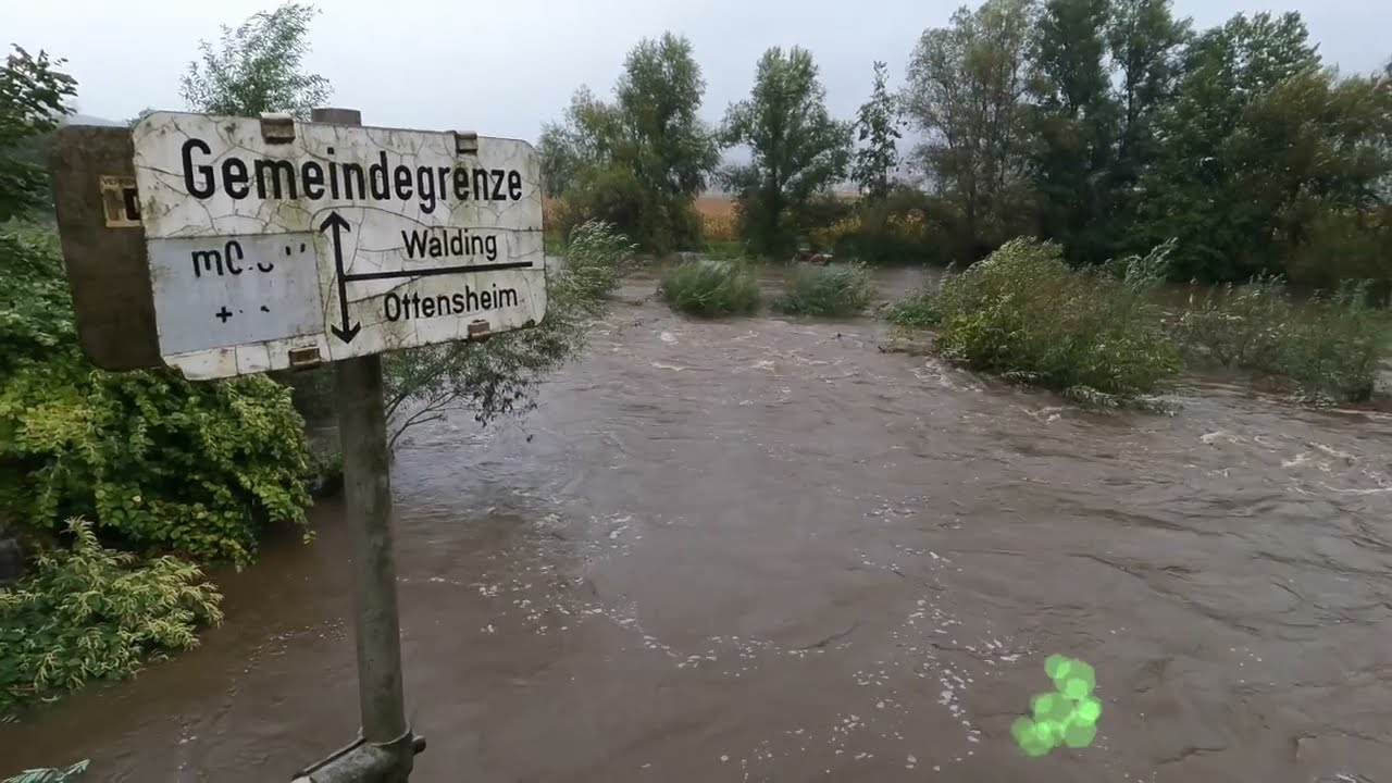 Die Rodl randvoll