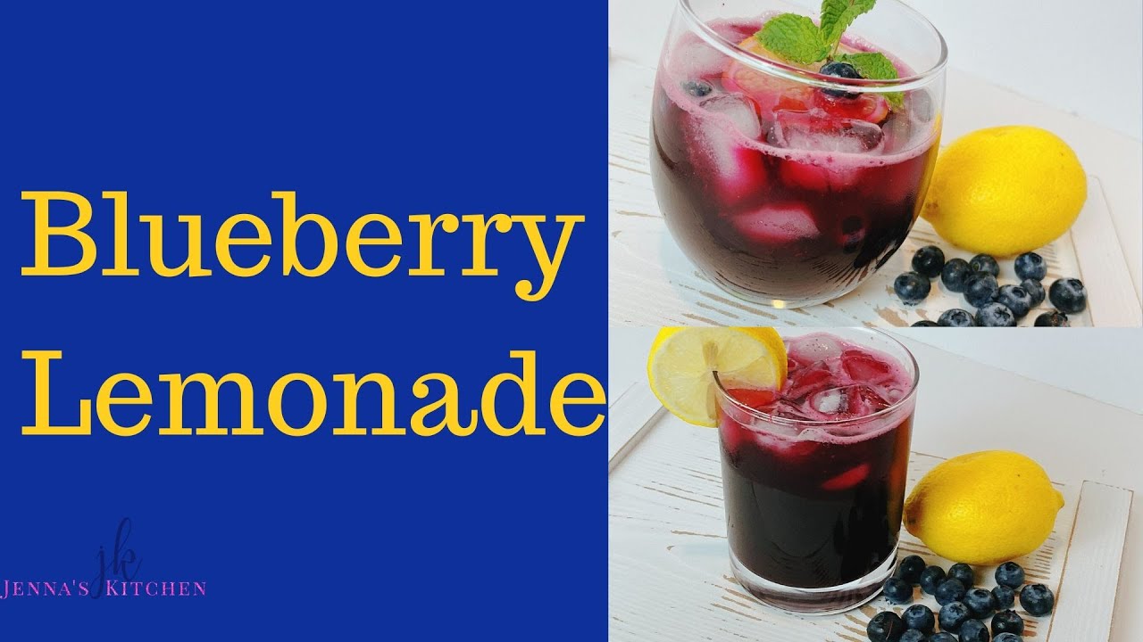 How to Make Homemade Blueberry Lemonade