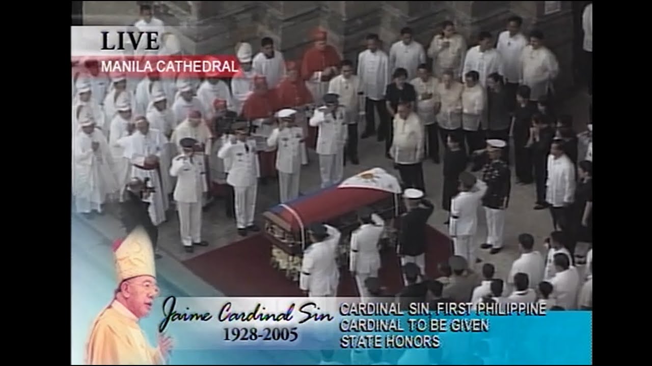 State Funeral Honors for Cardinal Sin