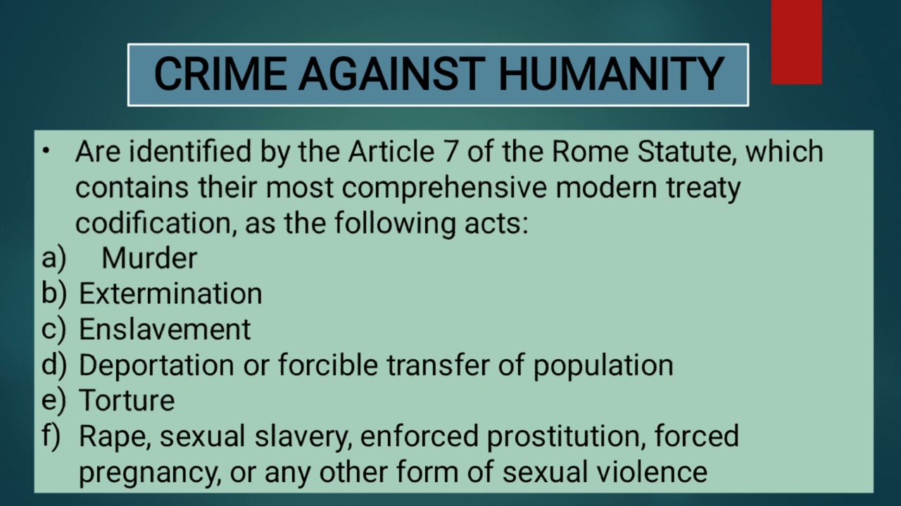 LEA 2- WHAT IS INTERNATIONAL CRIME?