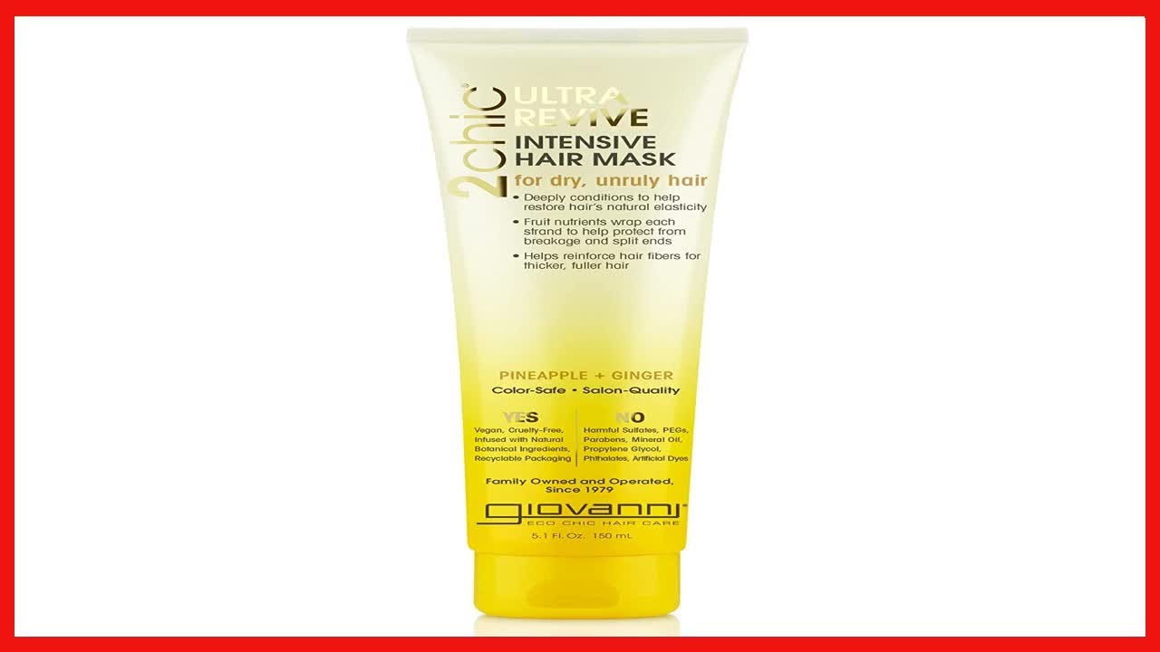 Great product -  GIOVANNI 2chic Ultra-Revive Intensive Hair Mask, 5.1 oz. - Pineapple & Ginger Treat
