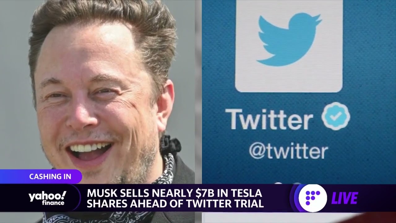 Elon Musk sells nearly $7 billion of Tesla stock ahead of Twitter deal ruling