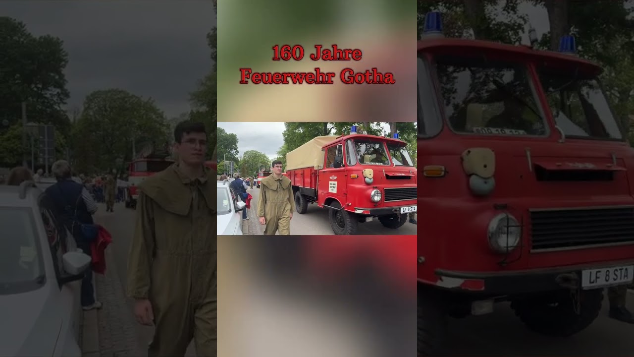 Festumzug 160 Jahre Feuerwehr Gotha