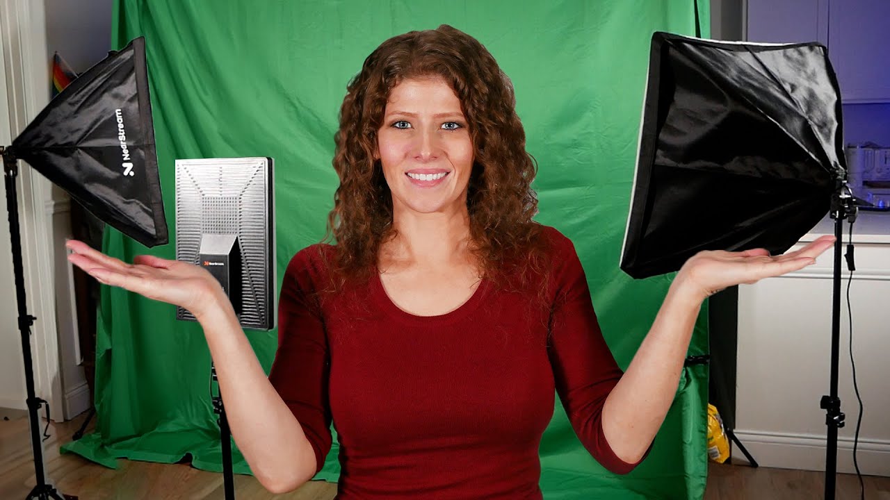 NearStream VK40 3-Light Professional Green Screen Kit - Setup & Review