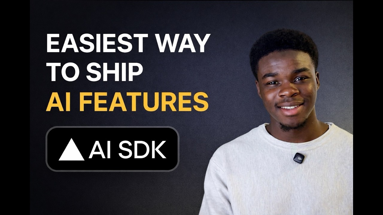 The Easiest Way to Ship AI Features in Next.js (Vercel AI SDK)