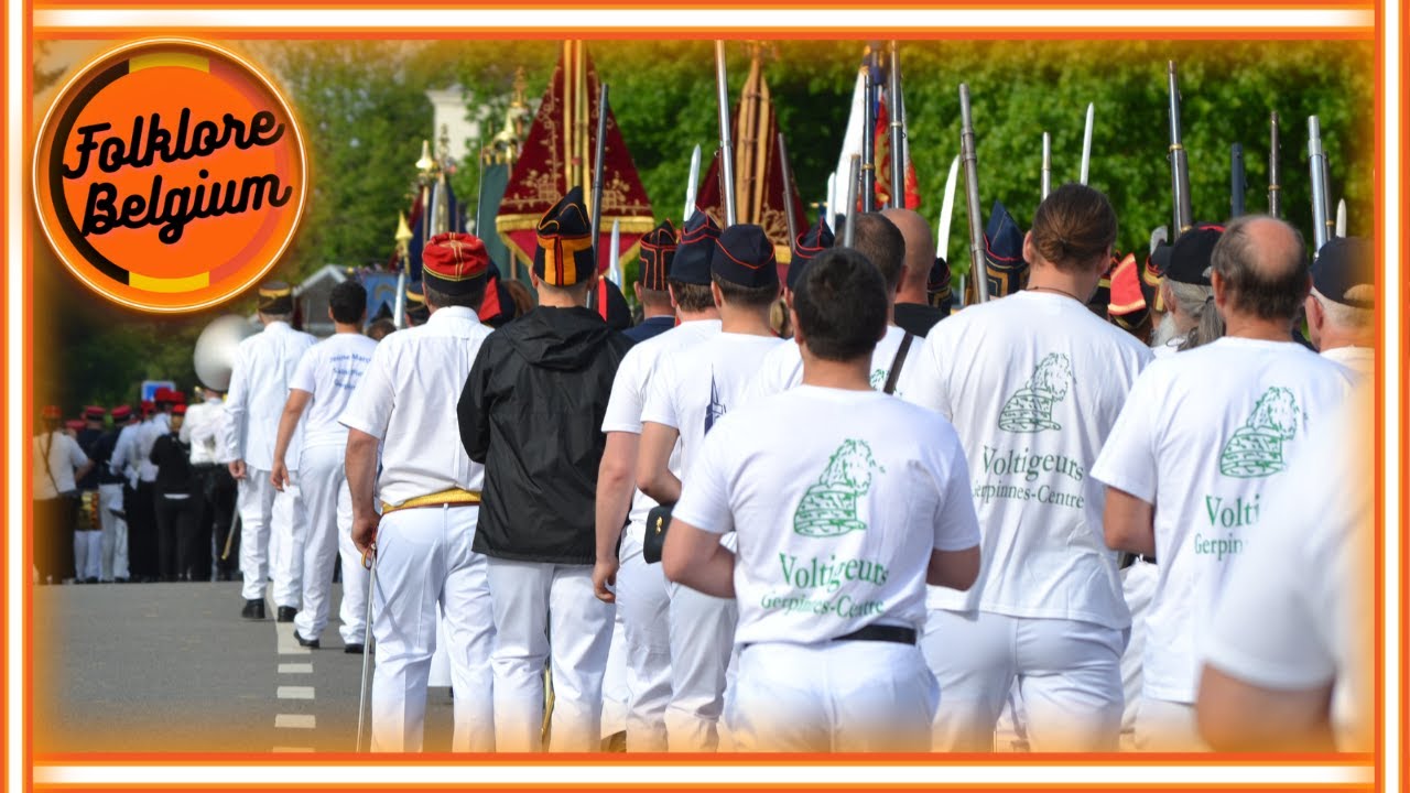 🥁1250ème anniversaire de la mort de sainte Rolende Gerpinnes 2024 🥁éps.1 départ 🥁folklore belgium 🥁