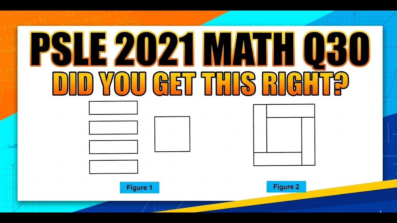 2021 PSLE Math (Square & Rectangles)